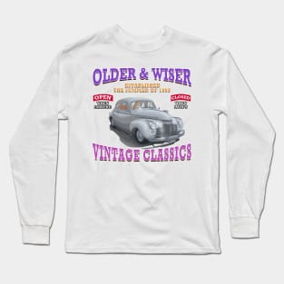 Older & Wiser Auto Body Classic Car Garage Hot Rod Novelty Gift Long Sleeve T-Shirt